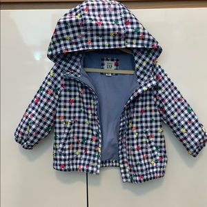 Gap baby girl 12/18 month rain coat
